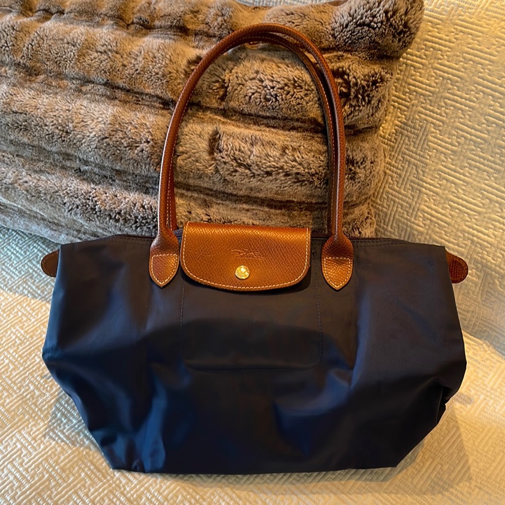 Longchamp Pliage Small long handle.